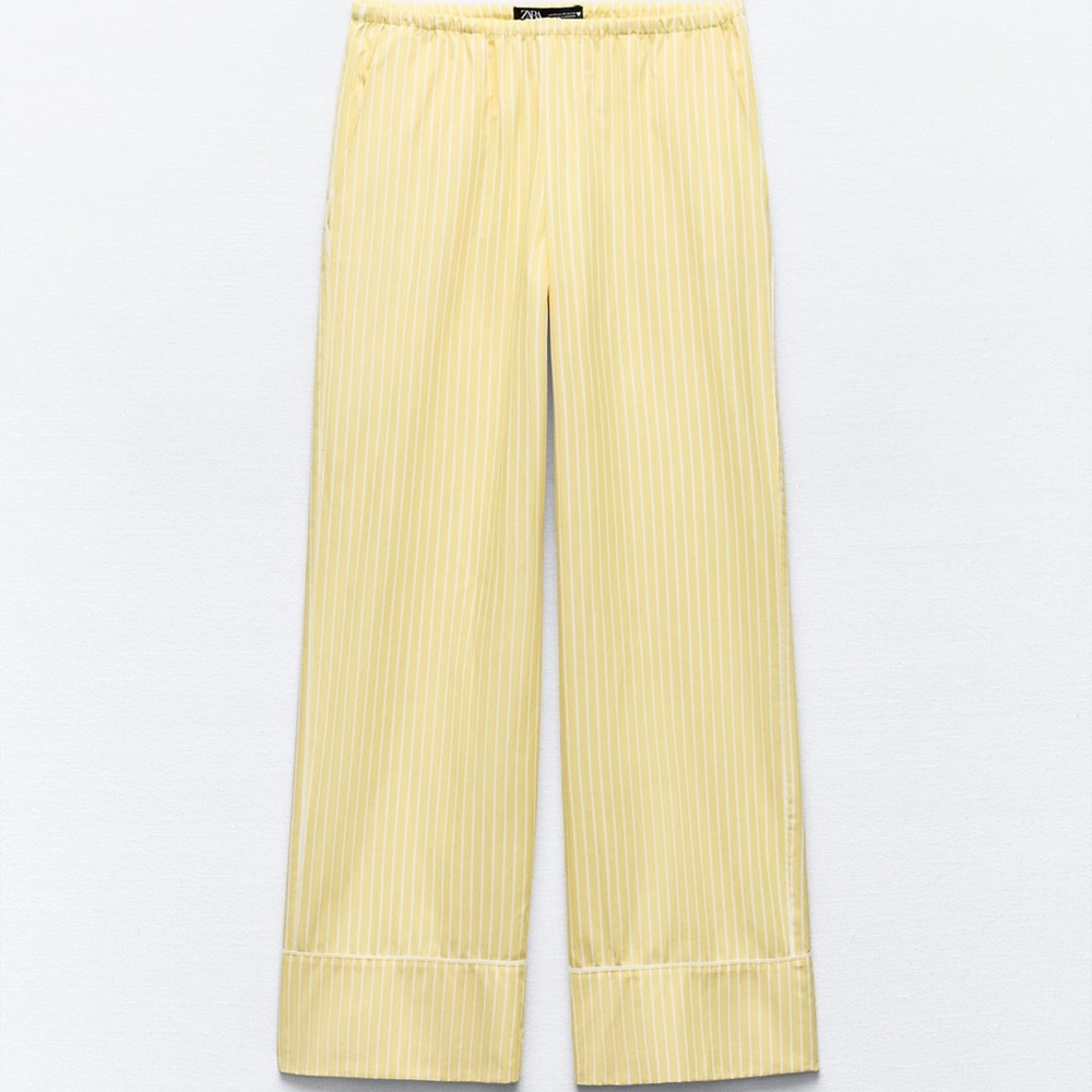 zara: striped pj pants